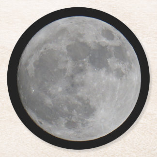 Full Moon Sandstone Coaster