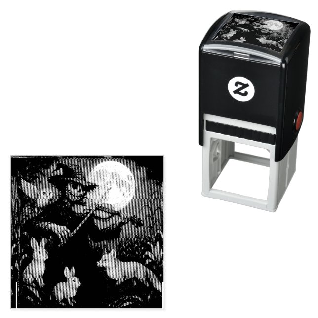 Full Moon Scarecrow Serenade Self-inking Stamp (In Situ)