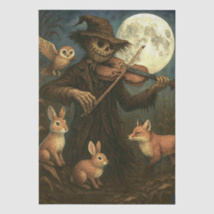 Full Moon Scarecrow Serenade Tissue Paper
