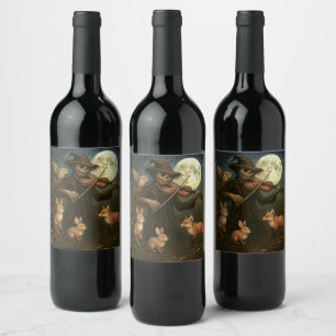 Full Moon Scarecrow Serenade Wine Label