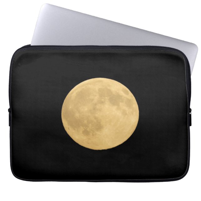 Full Moon | Seattle, Washington Laptop Sleeve (Front)