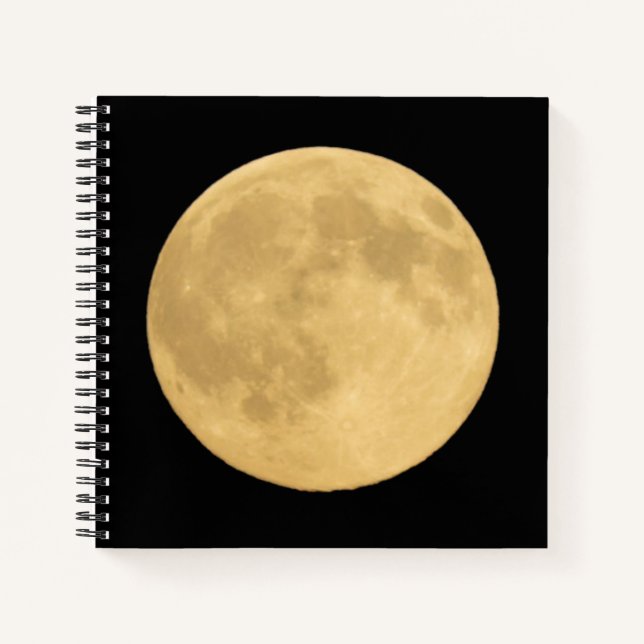 Full Moon | Seattle, Washington Notebook (Front)
