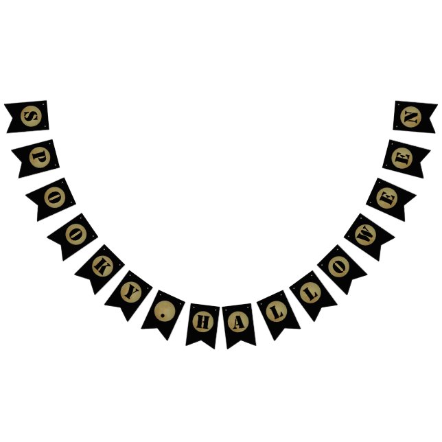 Full Moon, Spooky Halloween Bunting Bunting (All)