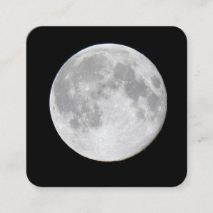 Full Moon Square Business Card
