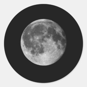 Full moon sticker sheet
