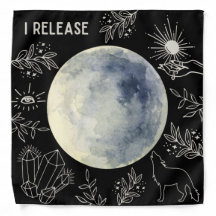 Full Moon Tarot/Altar Cloth Bandanna