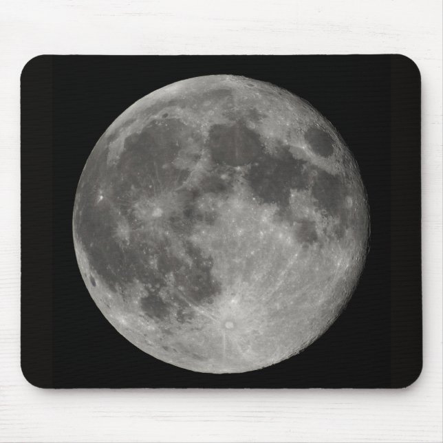 Full Moon view from Earth Mouse Mat (Front)