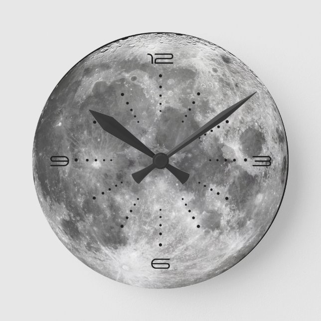 Full Moon Wall Clock (Front)