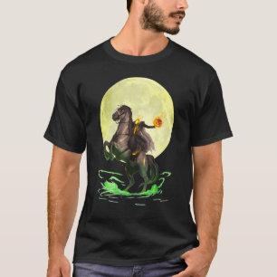 Full Moon Wicked Headless Horseman Halloween T-Shirt