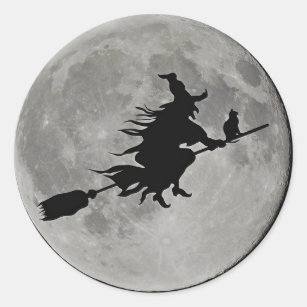 Luggage Tags Halloween Witch Full Moon Castle Bag Tag for Travel 2 PCS