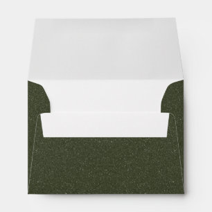 Full Moss Green Textured Envelope – Customisable
