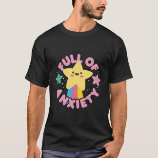 Full Of Anxiety Cute Kawaii Kawaii Goth Pastel Got T-Shirt
