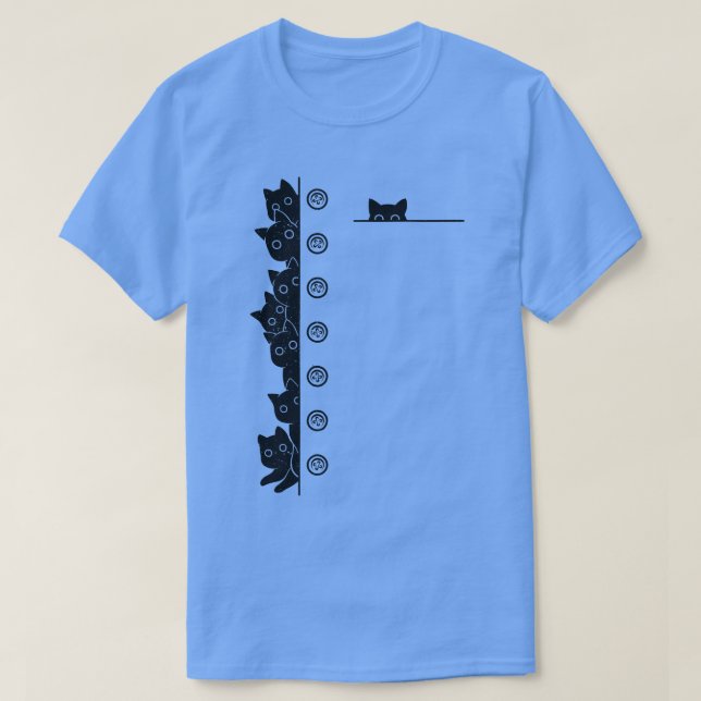 Full of Cats Shirt Pocket by Tobe Fonseca (Design Front)