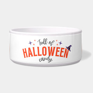 Full of Halloween Candy   Ceramic Bowl