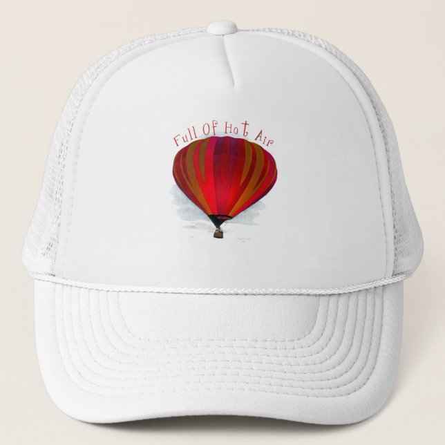 Full of Hot Air - Balloon Products Trucker Hat (Front)