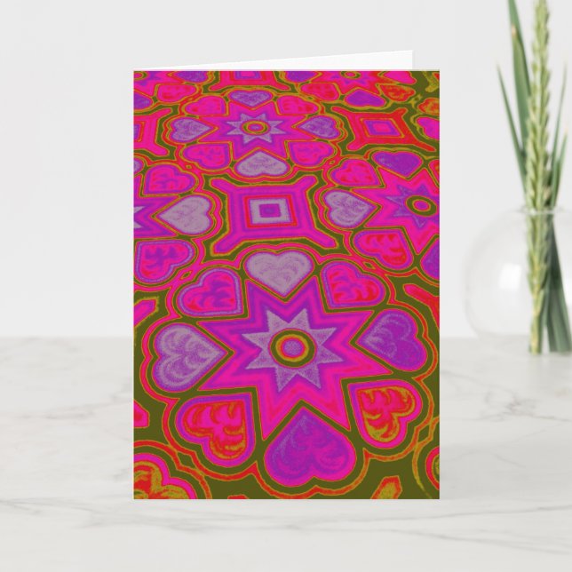 'Full of Love' Blank Greeting Card (Front)