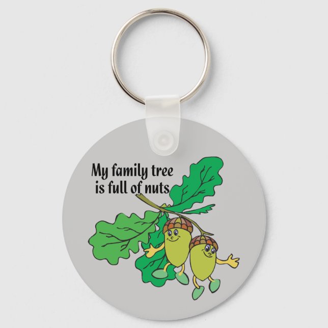 Full of Nuts Key Ring (Front)