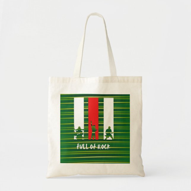 full of rock tote bag (Front)