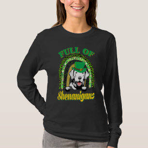 Full Of Shenanigans Akbash Dog St Patrick's Day T-Shirt