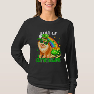 Full Of Shenanigans Patrick S Day Leprechaun Pomer T-Shirt