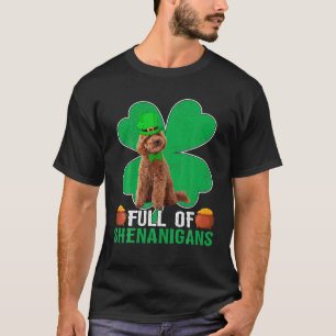 Full Of Shenanigans Toy Poodle Dog St Patrick's Da T-Shirt