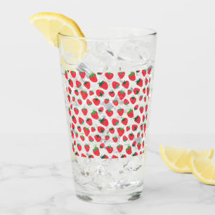 Full of Strawberries Glass