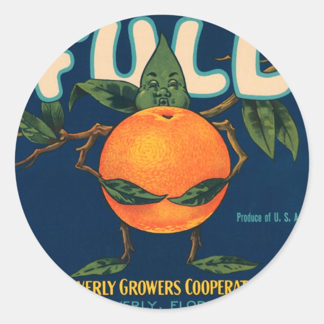 Full - Orange Crate Label (Front)