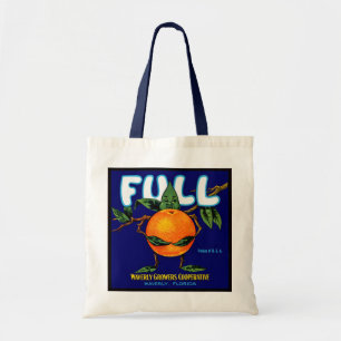 Full - Orange Crate Label Tote Bag