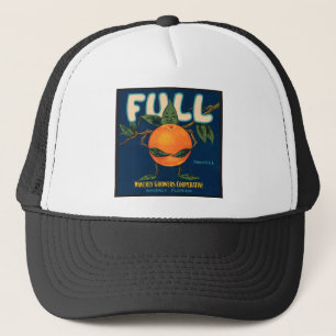 Full - Orange Crate Label Trucker Hat