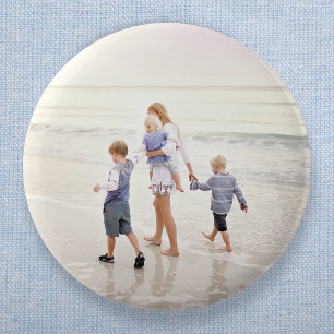 Full Photo Custom Image Upload 6 Cm Round Badge