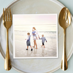 Full Photo Custom Image Upload Napkin