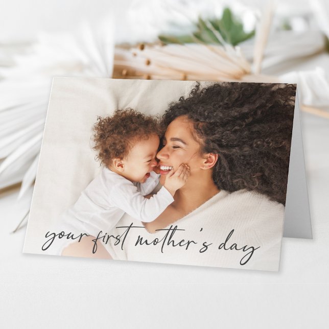 Full Photo First Mother's Day Card (Creator Uploaded)