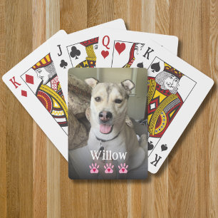 Full photo template pet memory playing cards