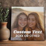 Full Photo - with Custom Text Tile<br><div class="desc">A fun way to capture memories and share them with friends. Add a vertical photo and your favourite caption to make a cool gift for friends.</div>
