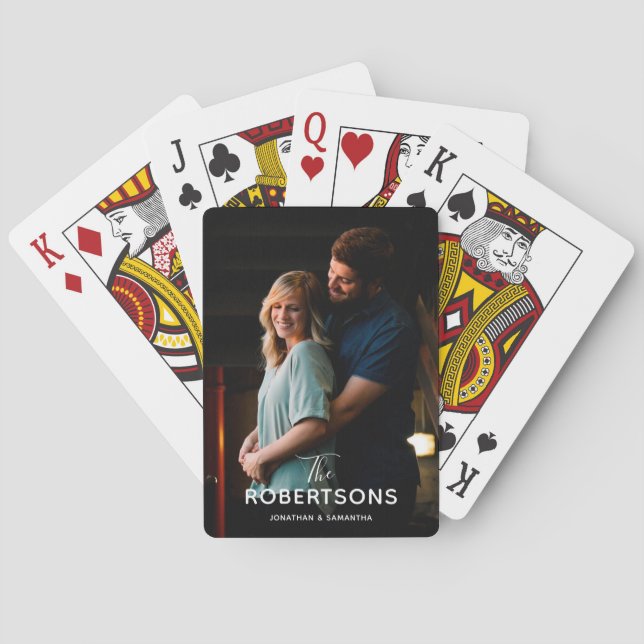 Full Photo with White Overlay Text Playing Cards (Back)