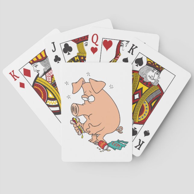 Full Pig Playing Cards (Back)