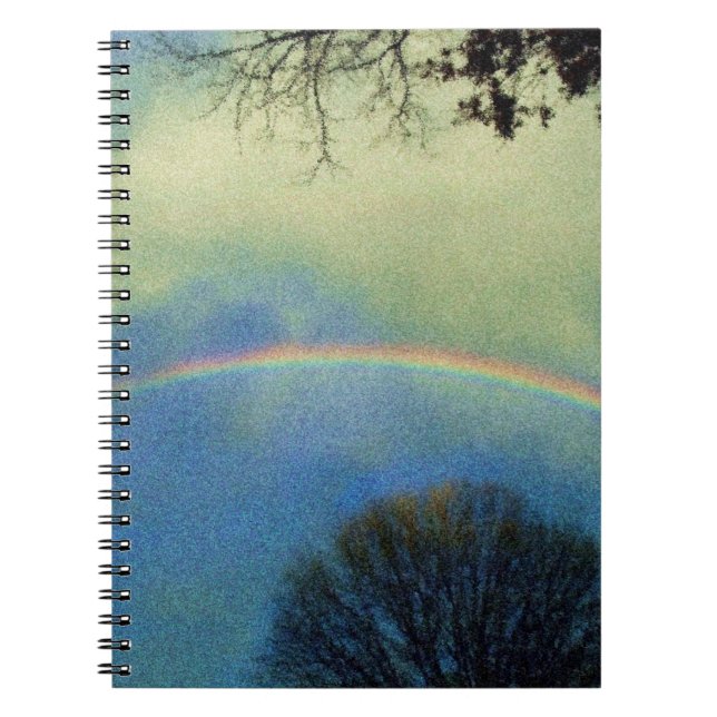 Full rainbow in Seurat style Notebook (Front)
