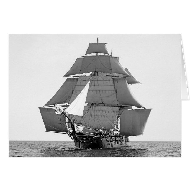 Full-Rigged Ship (Front Horizontal)