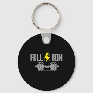 Full Rom Fitness Bodybuilding Gym Key Ring