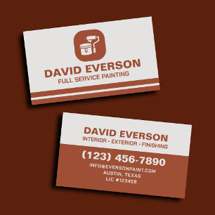Full Service Painting Property Improvement Business Card