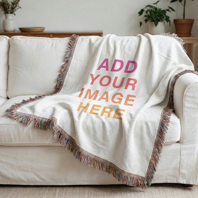 Full Size Image Blank Throw Blanket (Creator Uploaded)