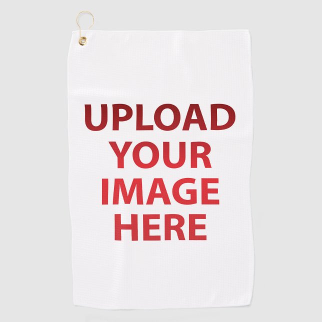 Full-size picture golf towel (Front)
