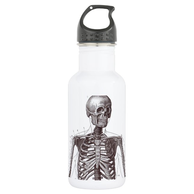 Full Skeleton 532 Ml Water Bottle (Front)