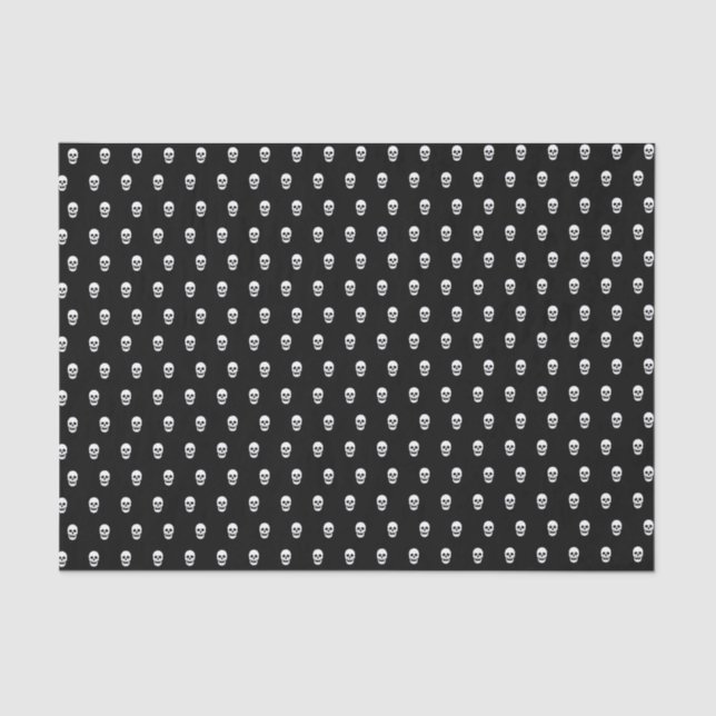 Full Skull Pattern Tissue Paper (Front)