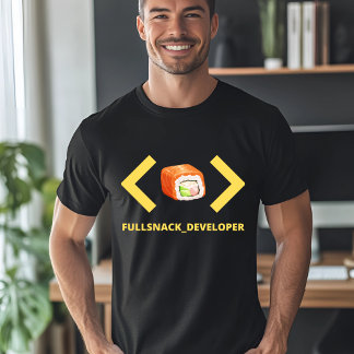 Full Snack Developer Sushi T-Shirt