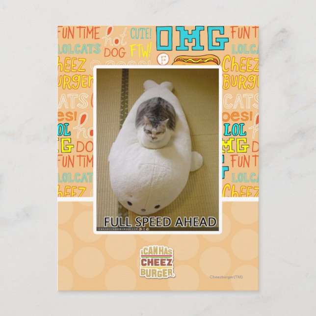 Full Speed Ahead Postcard (Front)