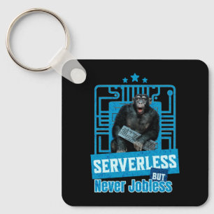 Full-Stack Developer Software Engineer Monkey Fun Key Ring