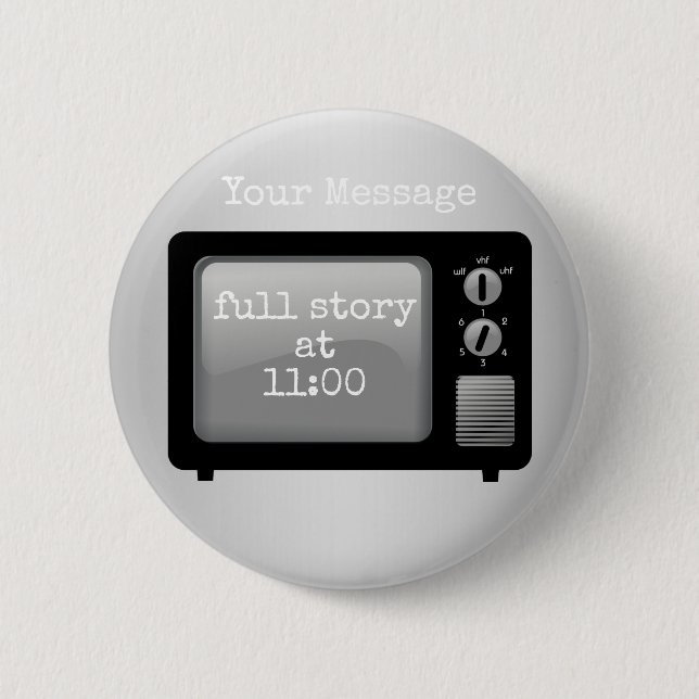 Full Story at 11 TV Novelty 6 Cm Round Badge (Front)