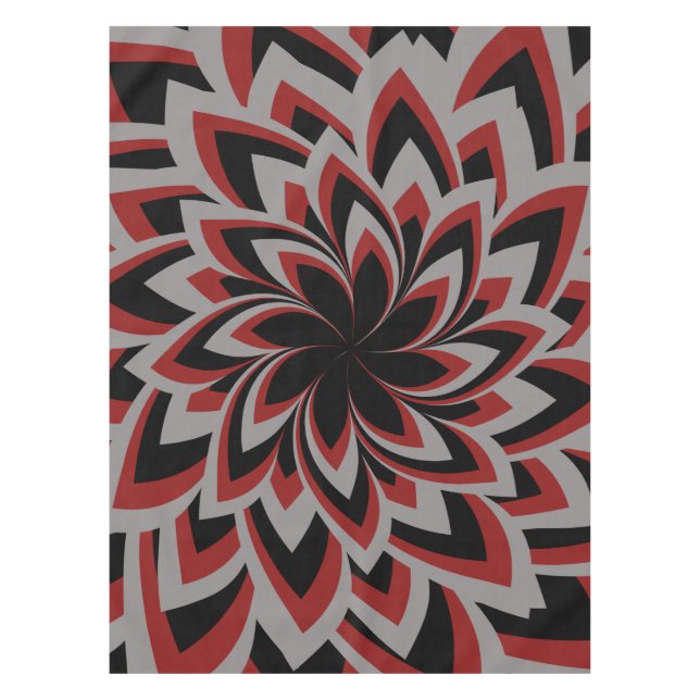 FULL SWIRL FLOWER  TABLECLOTH (Front)