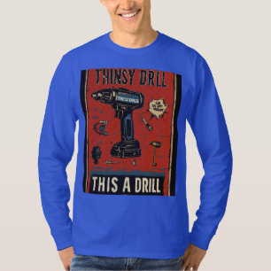 Full T-shirt printed blue colour print 